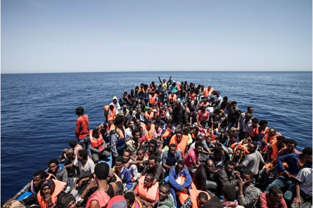 Annual migrant deaths in Mediterranean fall to 2,262 says UNHCR
